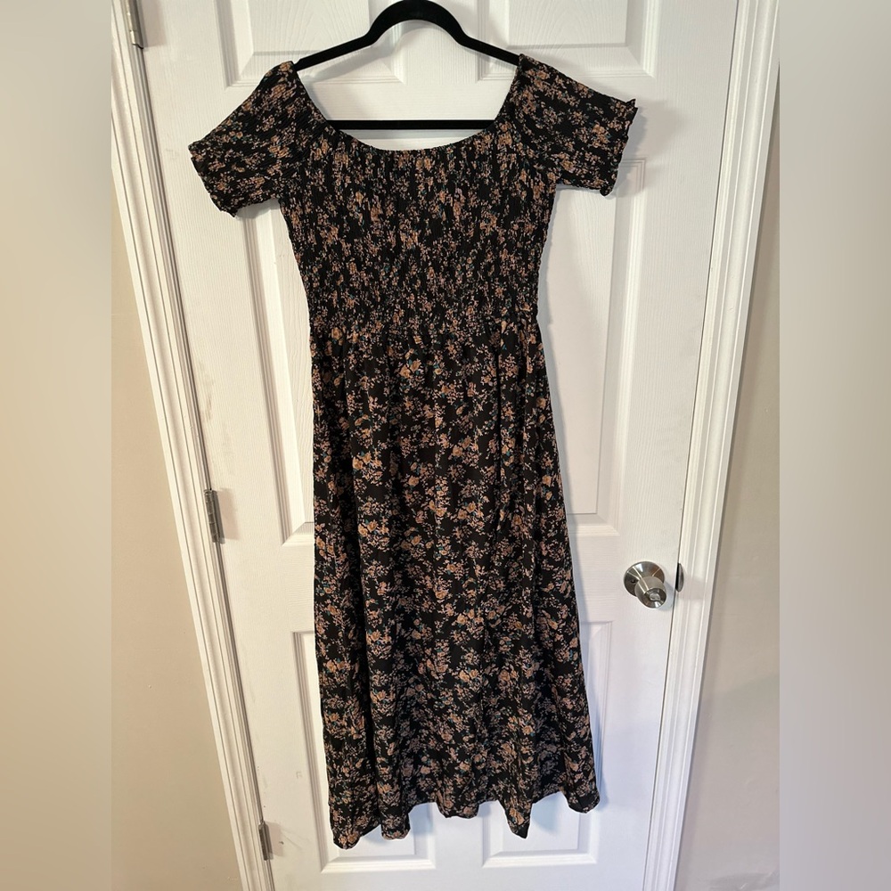 Cupshe large floral maxi dress